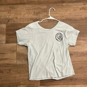 girls light blue t-shirt